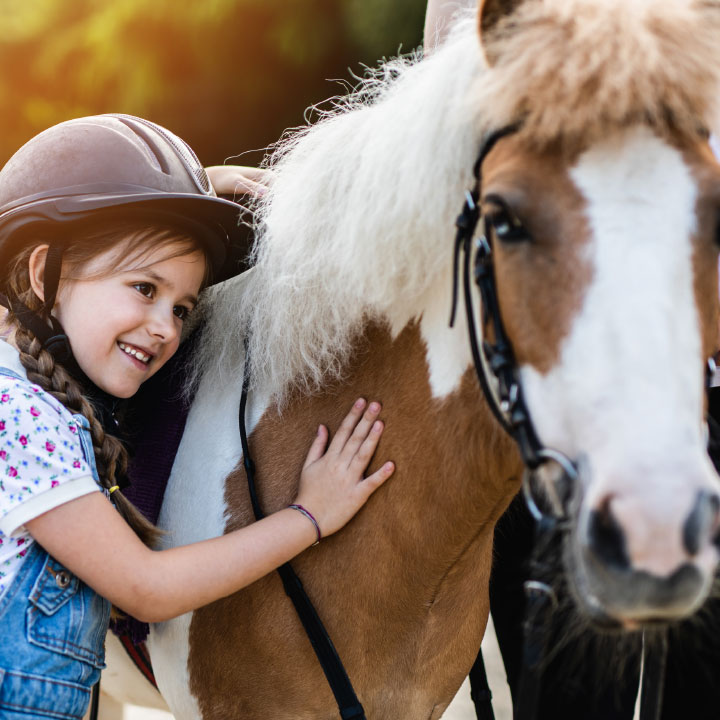 girl and pony